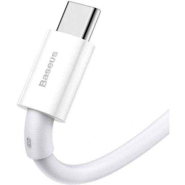 Фото - Кабель синхронізації даних Baseus Superior Fast Charging USB-USB-C 2m White (CATYS-A02)