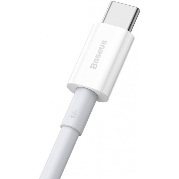 Фото - Кабель синхронізації даних Baseus Superior Fast Charging USB-USB-C 2m White (CATYS-A02)