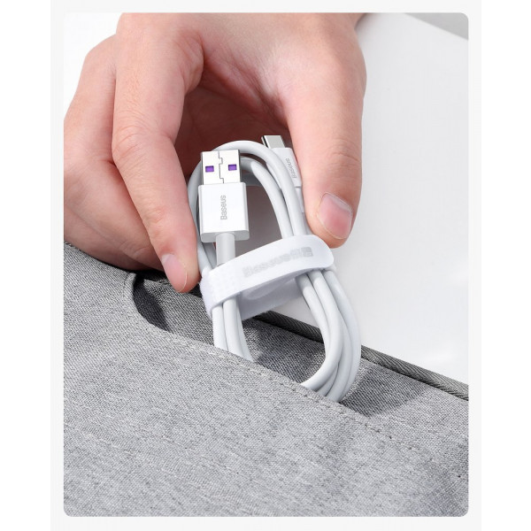 Фото - Кабель синхронізації даних Baseus Superior Fast Charging USB-USB-C 2m White (CATYS-A02)
