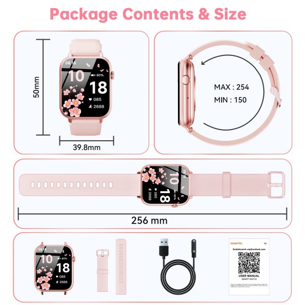 Фото - Смарт-часы OUKITEL V3 Pink