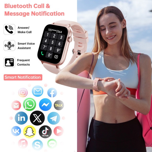 Фото - Смарт-часы OUKITEL V3 Pink