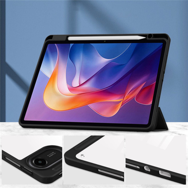 Фото - Чохол для планшета BeCover Soft Edge з кріпленням для стілусу for Xiaomi Redmi Pad 2 11.0" Black (713656)
