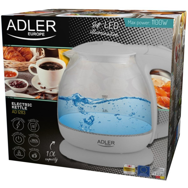 Фото - Электрический чайник Adler AD 1283 Сream