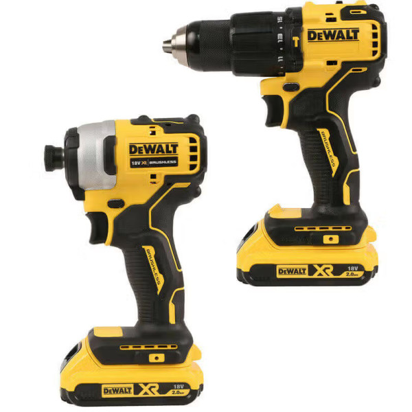 Фото - Набір електроінструментів DeWALT 18 В XR Li-lon 2 Аг (DCK2062D2T)