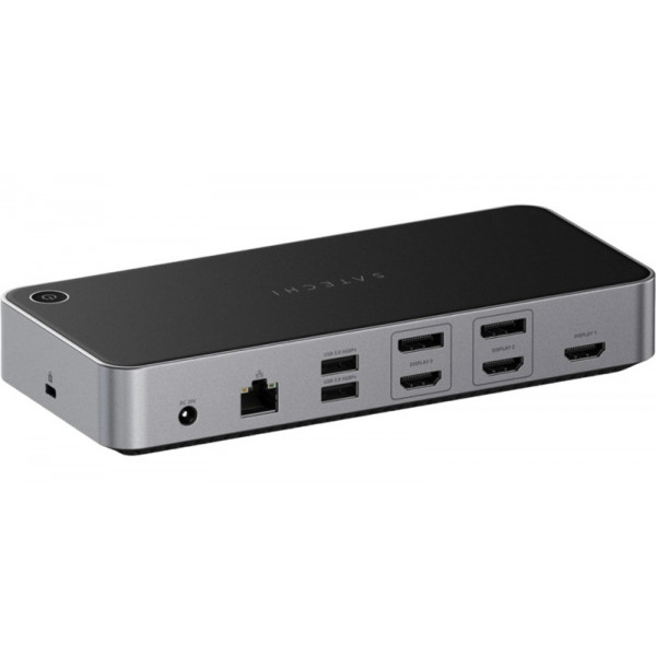 Фото - Хаб USB Satechi Triple 4K Display Docking Station Space Gray (ST-D4KTM-EU)