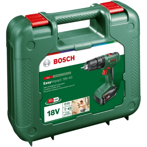 Фото - Дриль-шуруповерт Bosch EasyImpact 18V-40 (0.603.9D8.101)