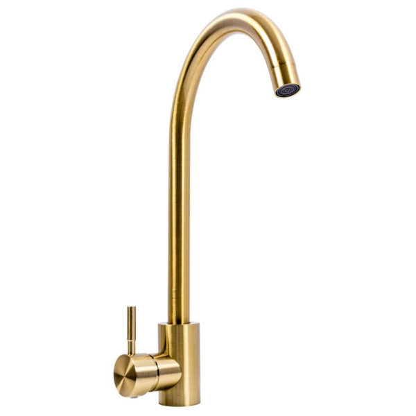 Фото - Смеситель кухонный VALESO JW449 PVD золотой