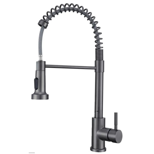 Фото - Кухонний змішувач Ventolux KFPFH07 PVD BK 2F