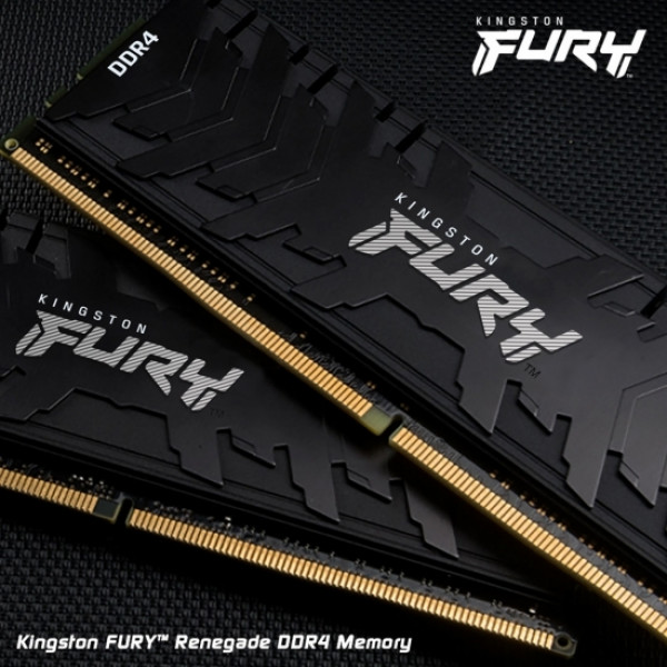 Фото - Память DDR Kingston DDR4 8GB/2666 FURY Renegade Black (KF426C13RB/8)