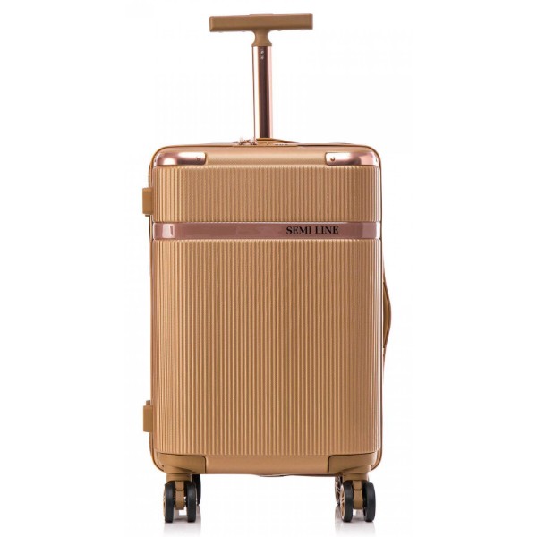 Фото - Чемодан Semi Line S Gold (T5667-2)