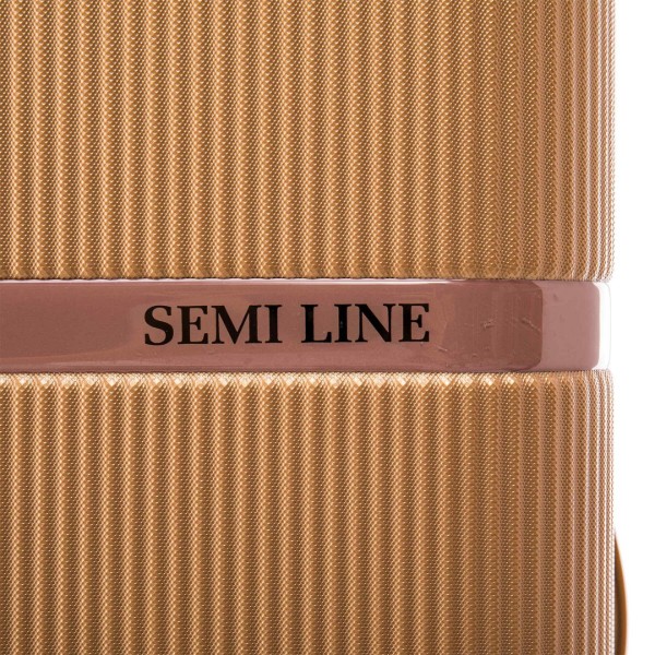 Фото - Чемодан Semi Line S Gold (T5667-2)