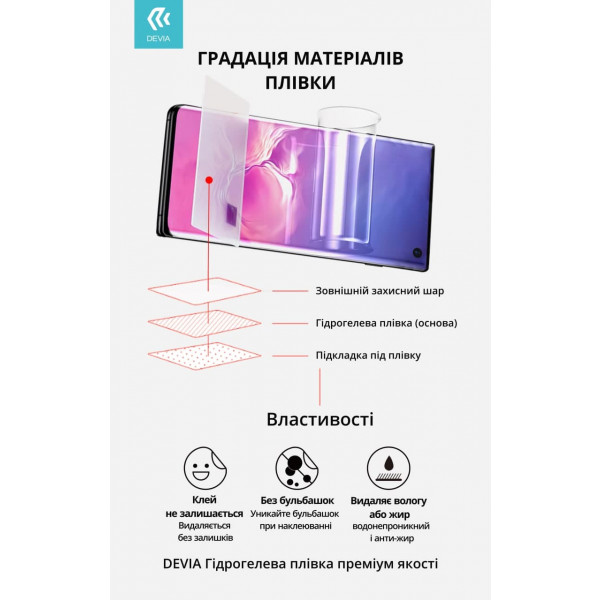 Фото - Захисна плівка для смартфону DEVIA VIVO Y21S (DV-SM-Y21S)