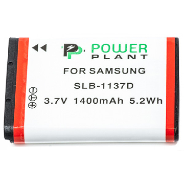 Фото - Акумулятор для фотокамери PowerPlant Samsung SLB-1137D 1400mAh (DV00DV1264)