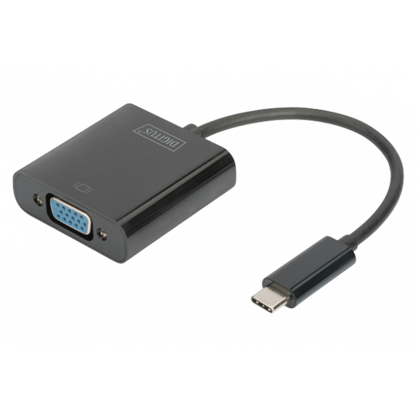 Фото - Перехідник Digitus USB-C - VGA Full HD M/F 0.15m (DA-70853)
