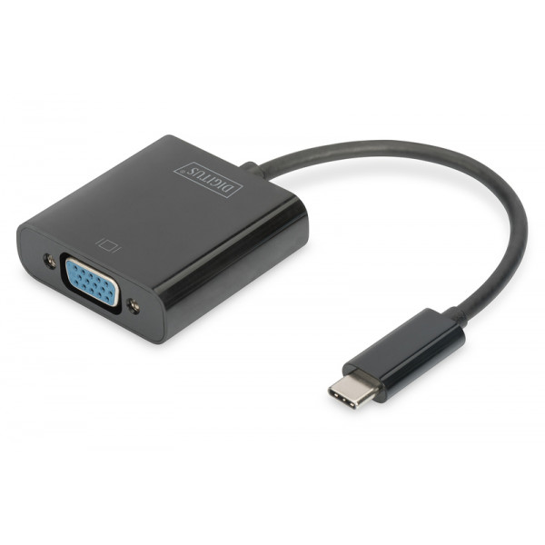 Фото - Перехідник Digitus USB-C - VGA Full HD M/F 0.15m (DA-70853)