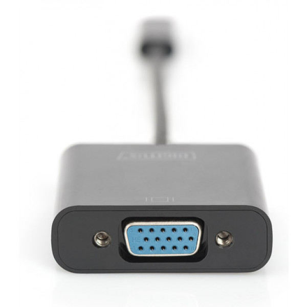Фото - Перехідник Digitus USB-C - VGA Full HD M/F 0.15m (DA-70853)