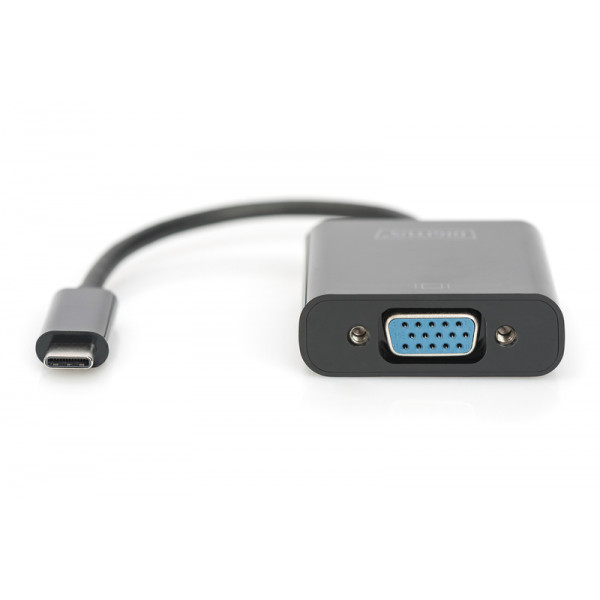 Фото - Перехідник Digitus USB-C - VGA Full HD M/F 0.15m (DA-70853)