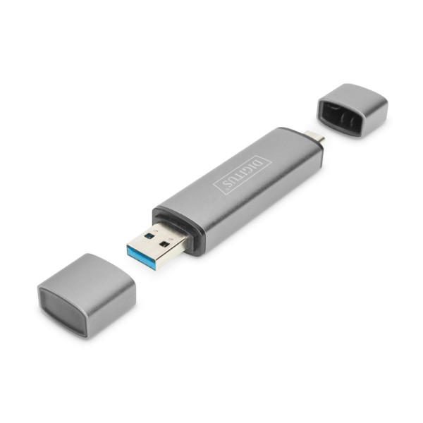 Фото - Кардридер Digitus USB-C/USB 3.0 SD/MicroSD (DA-70886)
