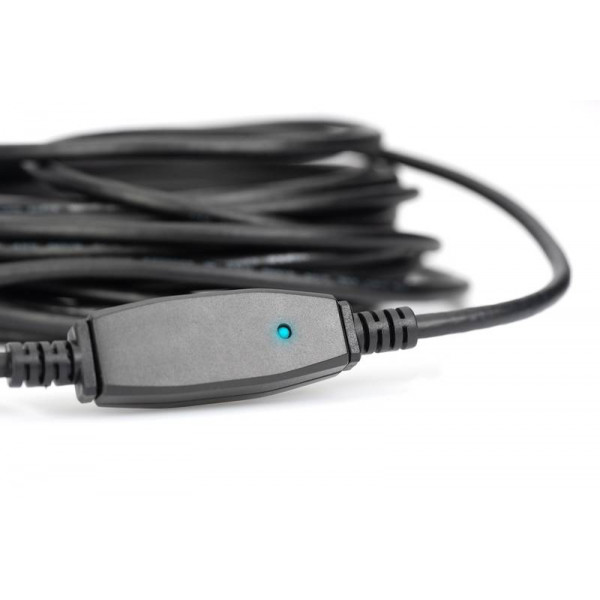 Фото - Кабель USB Type-A - USB Type-A Digitus USB 3.0 Active A/M-A/F 10m Black (DA-73105)
