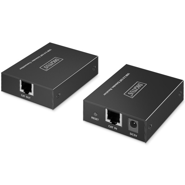 Фото - PoE-адаптер Digitus USB 2.0 Cat6 150 м 4хUSB-A Black (DA-73120)