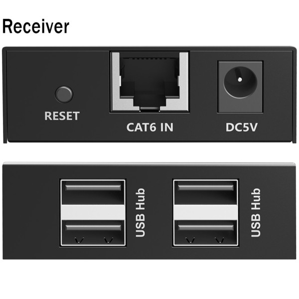 Фото - PoE-адаптер Digitus USB 2.0 Cat6 150 м 4хUSB-A Black (DA-73120)