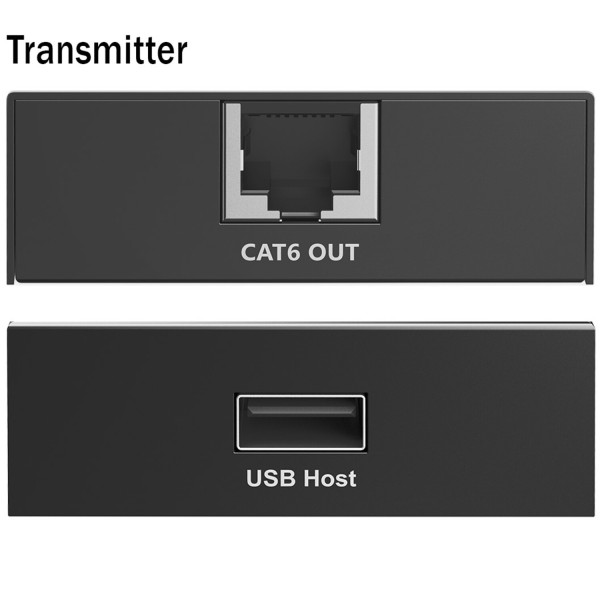 Фото - PoE-адаптер Digitus USB 2.0 Cat6 150 м 4хUSB-A Black (DA-73120)