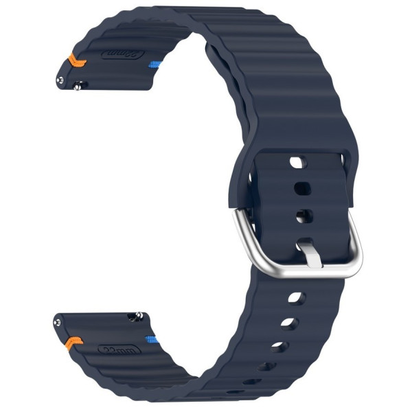 Фото - Ремінець для смарт-годинника BeCover Ribbed Tape (22mm) for Xiaomi Watch 2 / 2 Pro / S4 / S3 / S1 Pro / S1 / S1 Active Deep Blue (714295)