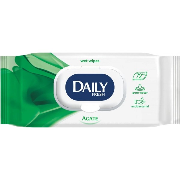 Фото - Салфетки гигиенические влажные Daily Fresh 72 шт. (42228200)