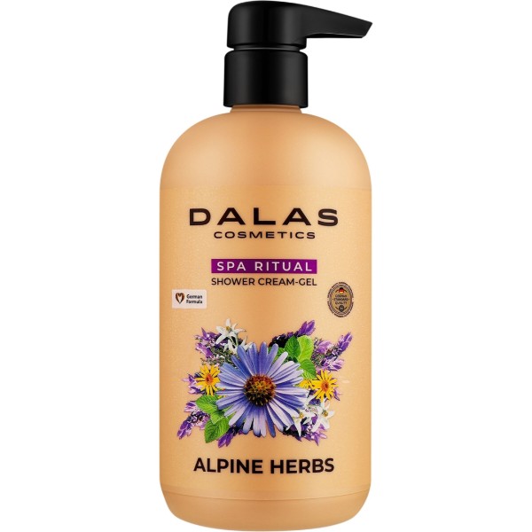 Фото - Крем-гель для душа DALAS Alpine Herbs, 550 мл Фото - Крем-гель для душа DALAS Alpine Herbs, 550 мл
