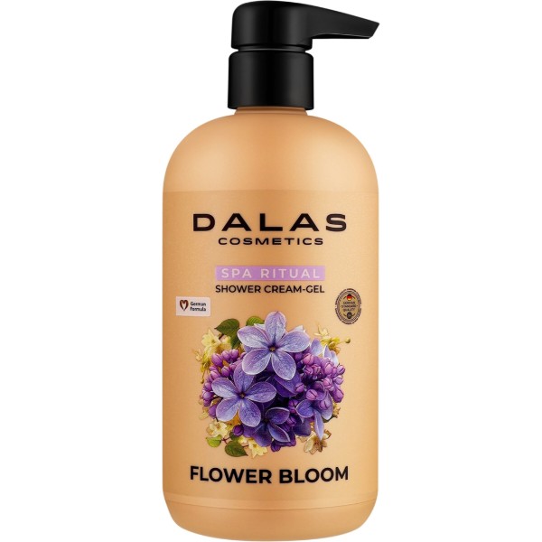 Фото - Крем-гель для душа DALAS Flower Bloom, 550 мл Фото - Крем-гель для душа DALAS Flower Bloom, 550 мл