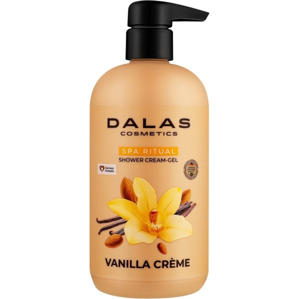 Фото - Крем-гель для душа DALAS Vanilla Crème, 550 мл