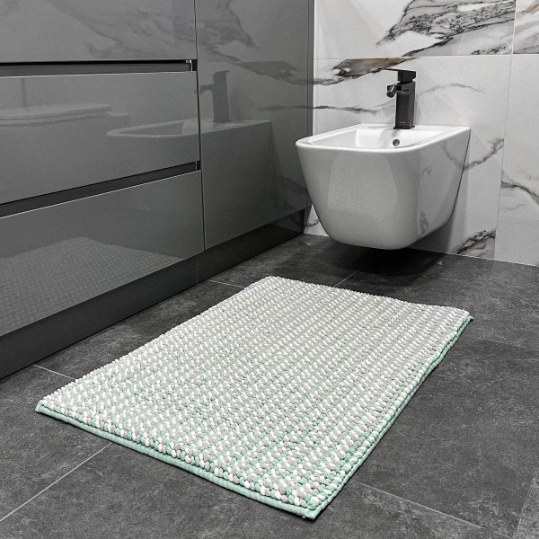 Фото - Килимок для ванної кімнати DarianA Мелоді 55х80 см Морський (1000007537)