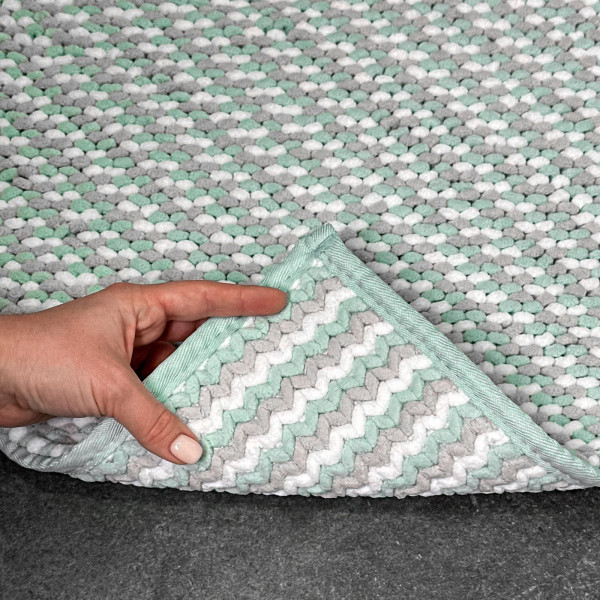 Фото - Килимок для ванної кімнати DarianA Мелоді 55х80 см Морський (1000007537)