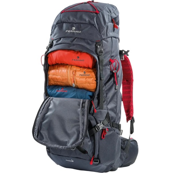 Фото - Туристичний рюкзак Ferrino Overland 65+10L Dark Grey (75671HCC)