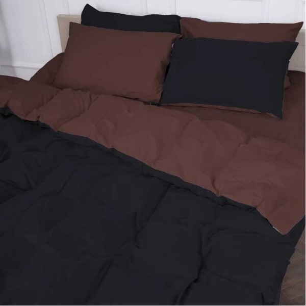 Фото - Комплект постільної білизни дитячий MirSon Сатин Dark Chocolate 0211+0055 110х140 (2200000687036)