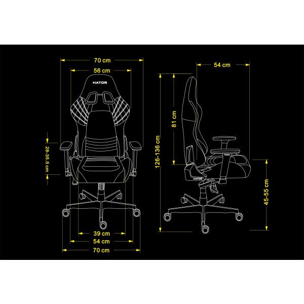 Фото - Кресло для геймеров Hator Darkside 2 PRO Fabric (HTC1500) Black