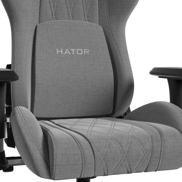 Фото - Кресло для геймеров Hator Darkside 3M Fabric Grey (HTC3016M)