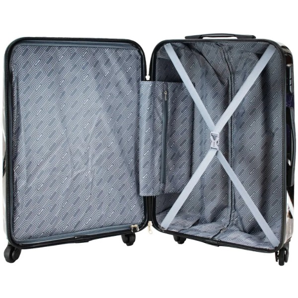 Фото - Чемодан Semi Line 24" (M) Black Marble (T5730-2)