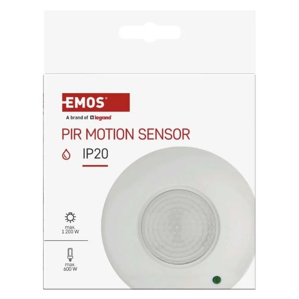 Фото - Проводной датчик движения EMOS GS11111 PIR IP20 1200 W