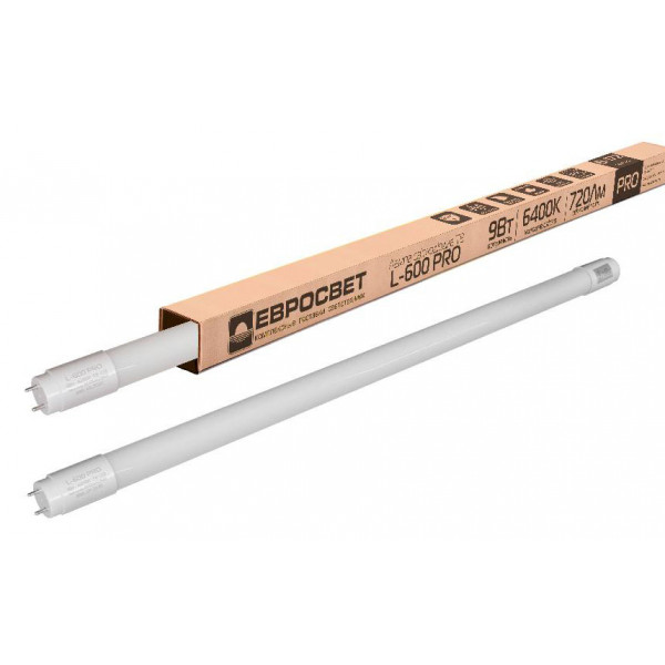 Фото - Лампочка світлодіодна Євросвітло PRO 9Вт 4200K L-600, T8 G13 (000042353)