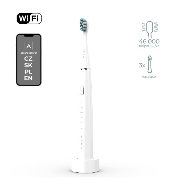 Фото - Зубная щетка электрическая AENO DB1S White (ADB0001S)