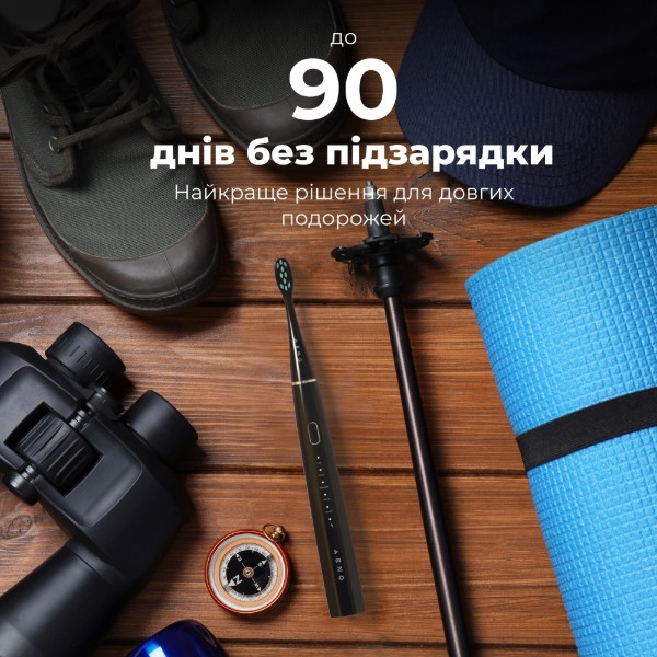 Фото - Зубна щітка електрична AENO DB2S Black (ADB0002S)