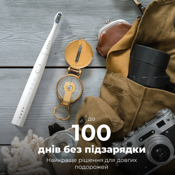 Фото - Зубна щітка електрична AENO DB7 White (ADB0007)