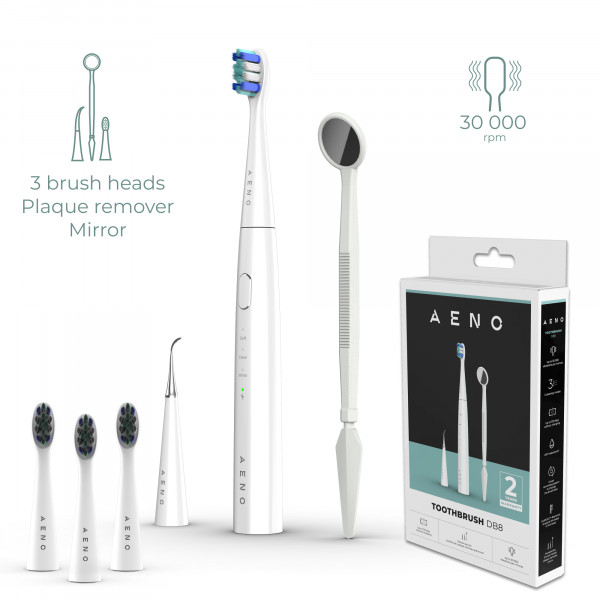 Фото - Зубная щетка электрическая AENO DB8 White (ADB0008)