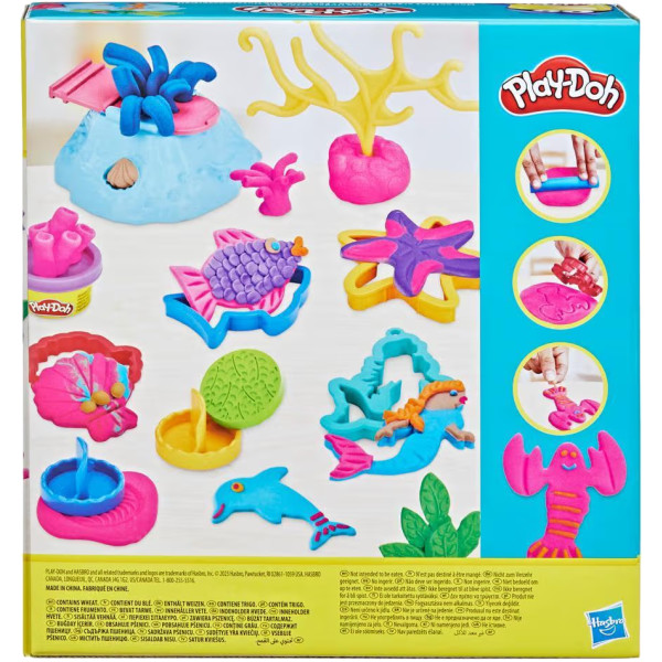 Фото - Набори для ліплення Hasbro Play Doh Креативні колекції IMAGINE UNDERWATER SET (F7384_F8163)