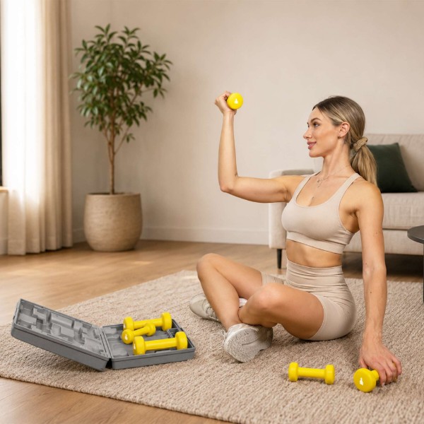 Фото - Набір гантель FITPADDY DBKIT6YL
