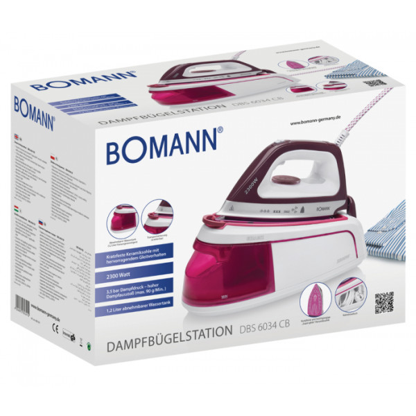 Фото - Утюг с парогенератором Bomann DBS 6034 CB