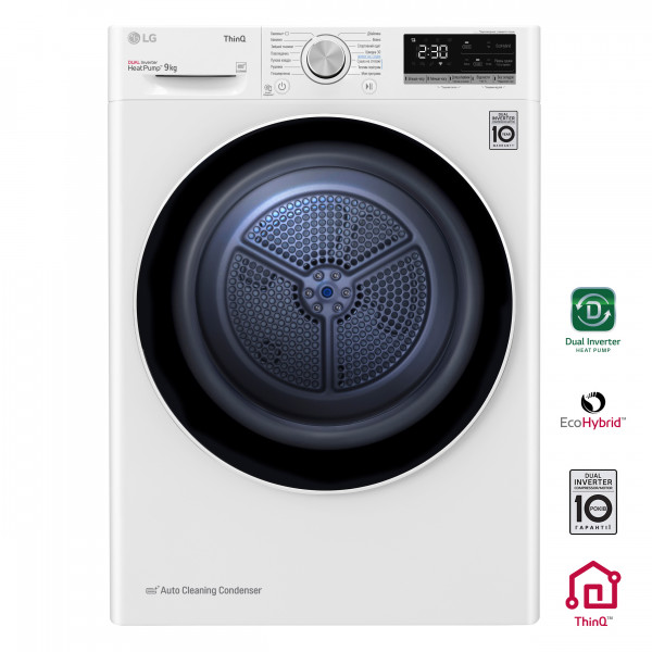 Фото - Сушильная машина LG DC90V5V0W