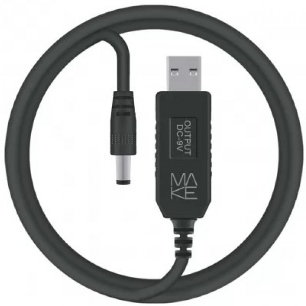 Фото - Кабель USB - DC MAKE 9V 1м Black (MCB-DP1BK)
