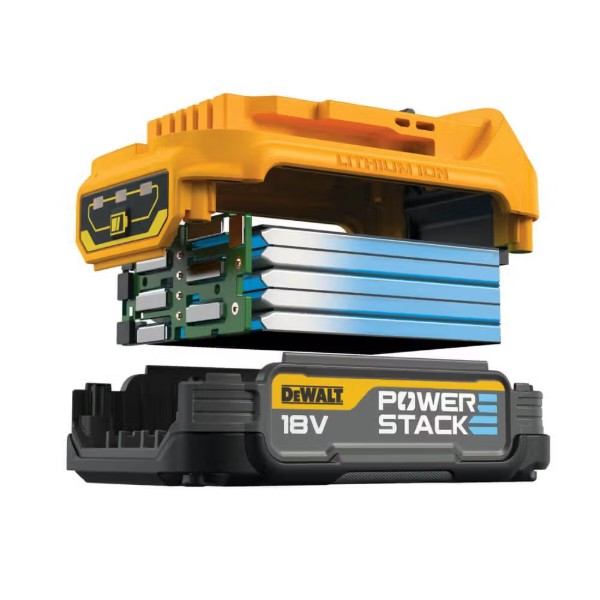 Фото - Аккумулятор для электроинструментов DeWALT 18 В XR Li-lon PowerStack 1.7 Аг (DCBP034)